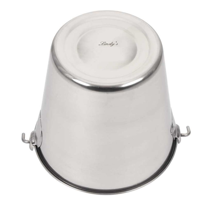 Lindy's 4-Quart Stainless Steel Bucket  Durable Seamless Bucket for Many Home Tasks  Carry Water or Milk  Fill with Food  Use as a Flower Pot  Cleaning Bucket  Table Centerpiece and Much More - Image 3